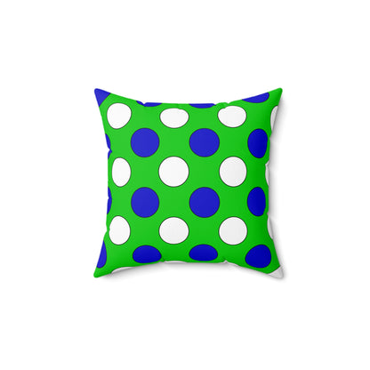 Sierra Leone Retro Polka Dots Cushion Pillow