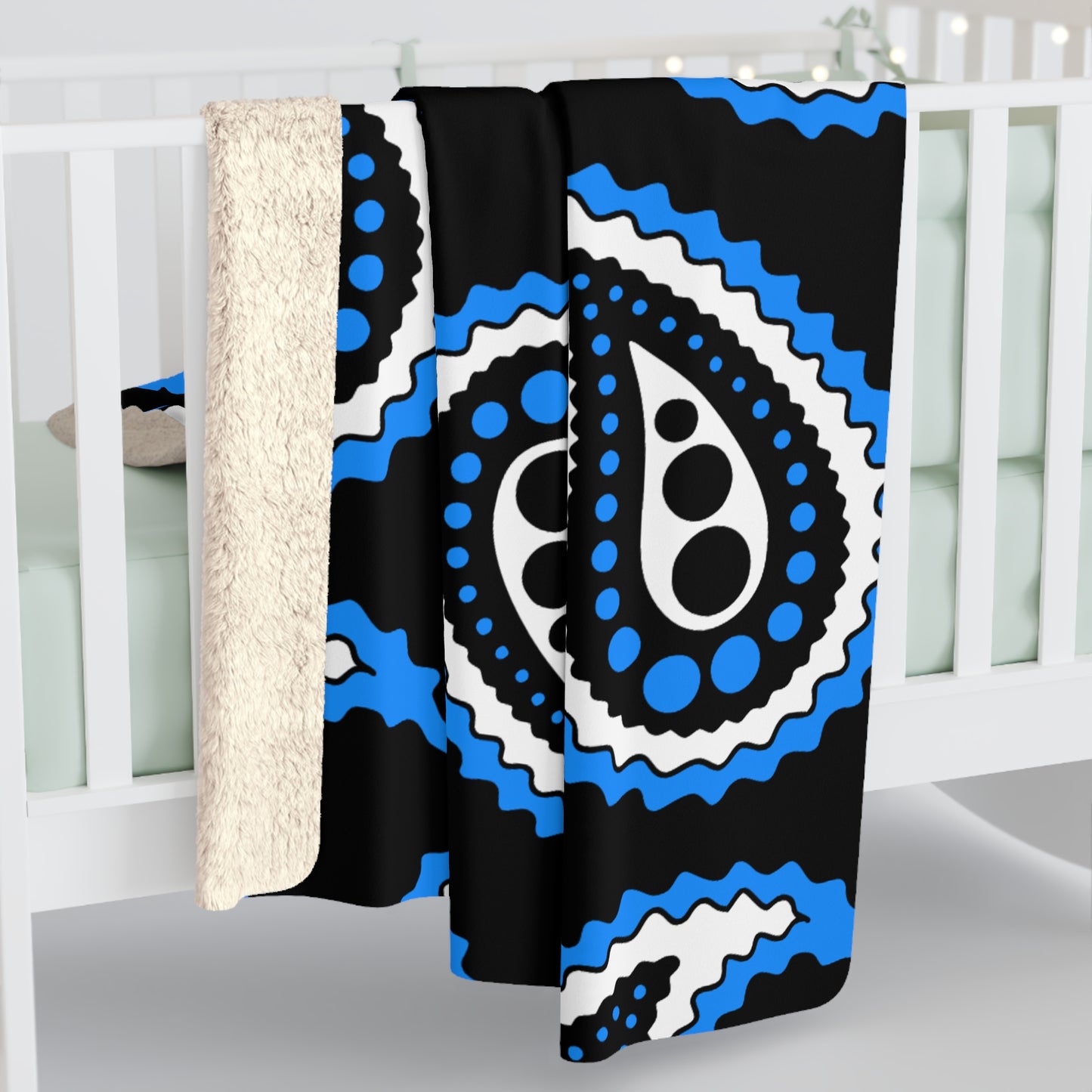 Estonia Retro Paisley Blanket Throw