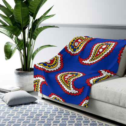 Philippines Retro Paisley Blanket Throw