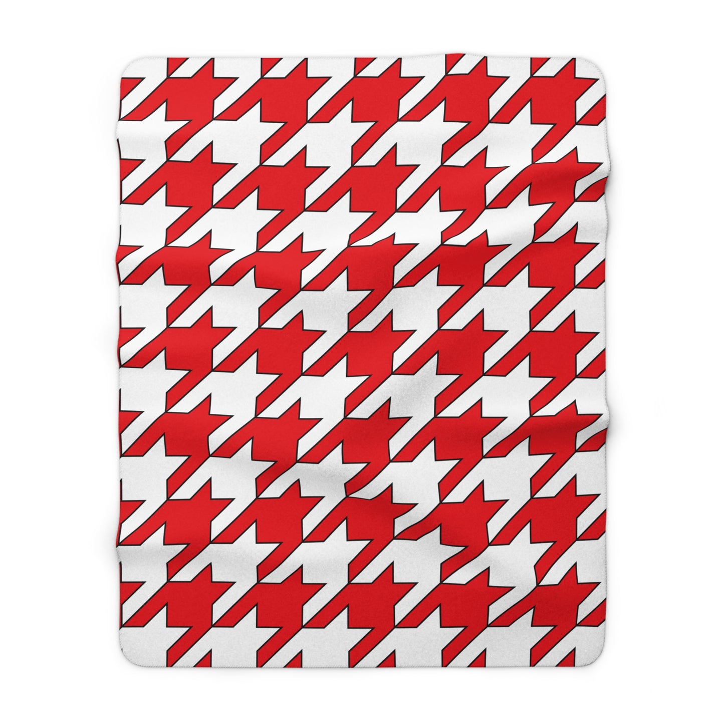 Indonesia Retro Houndstooth Blanket Throw