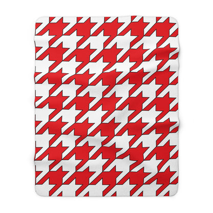 Indonesia Retro Houndstooth Blanket Throw