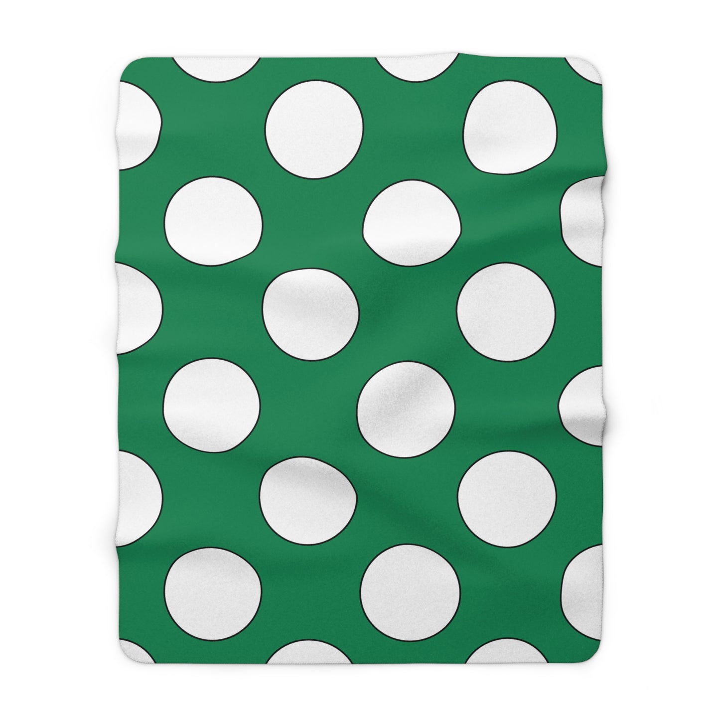 Nigeria Retro Polka Dots Blanket Throw