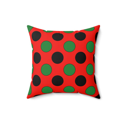 Malawi Retro Polka Dots Cushion Pillow