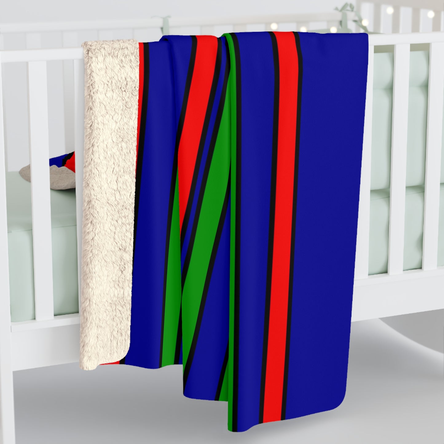 Gambia Retro Stripes Blanket Throw
