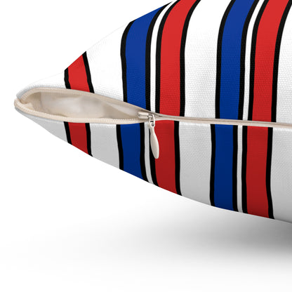 Faroe Islands Retro Stripes Cushion Pillow