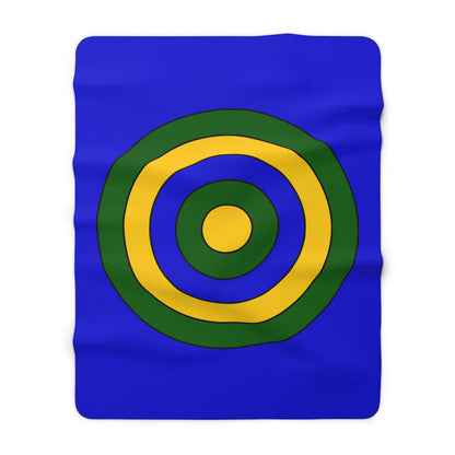 Solomon Islands Retro Target Blanket Throw