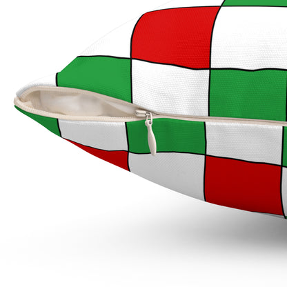 Iran Retro Check Cushion Pillow