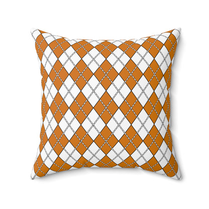Cyprus Retro Argyle Cushion Pillow