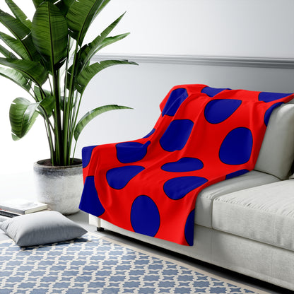 Taiwan Retro Polka Dots Blanket Throw