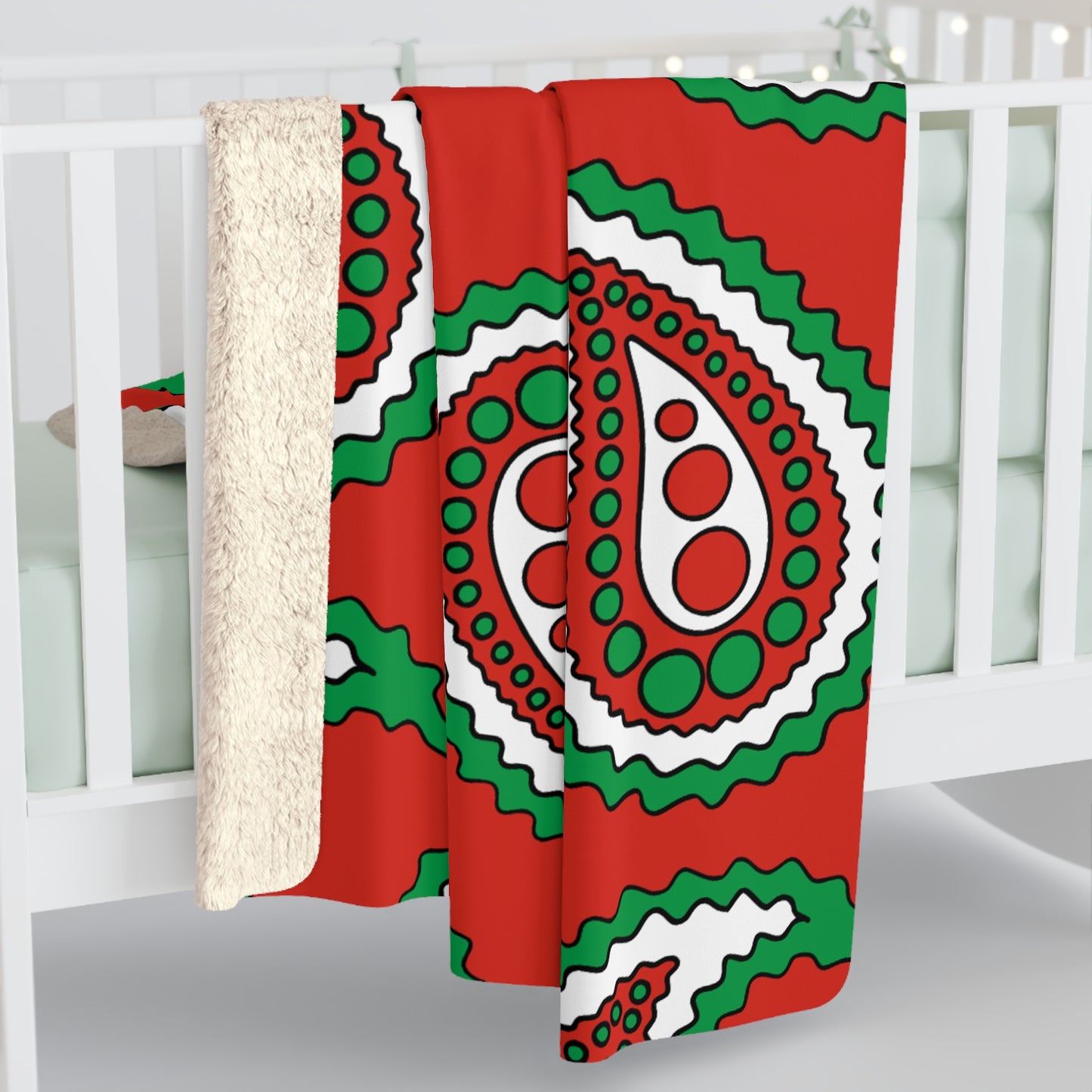 Pais Vasco Retro Paisley Blanket Throw