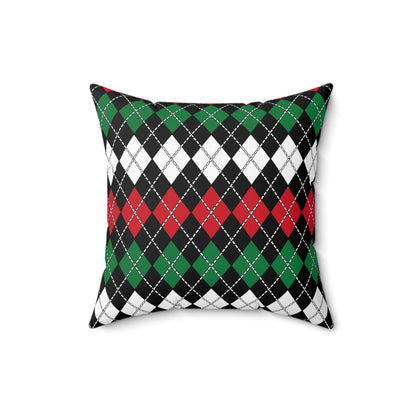 Syria Retro Argyle Cushion Pillow