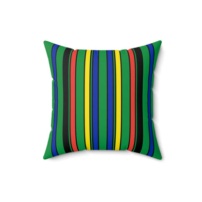 New Caledonia Retro Stripes Cushion Pillow