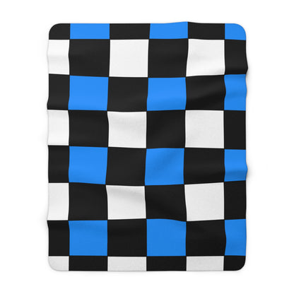 Estonia Retro Check Blanket Throw
