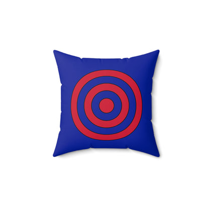 Haiti Retro Target Cushion Pillow