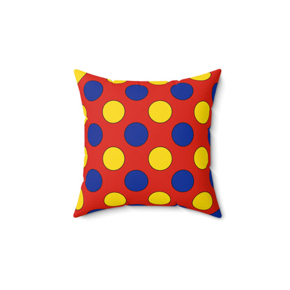 Romania Retro Polka Dots Cushion Pillow