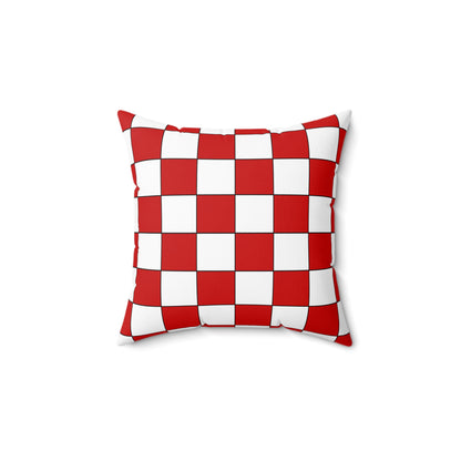 Northern Ireland Retro Check Cushion Pillow