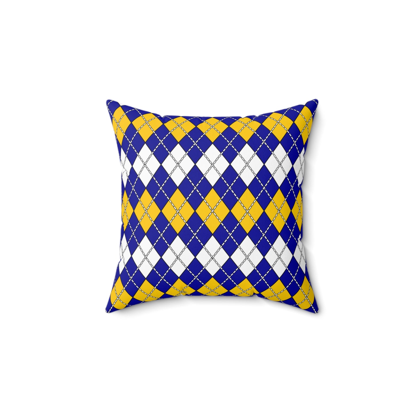 Bosnia And Herzegovina Retro Argyle Cushion Pillow