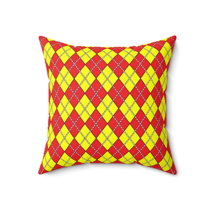 China Retro Argyle Cushion Pillow
