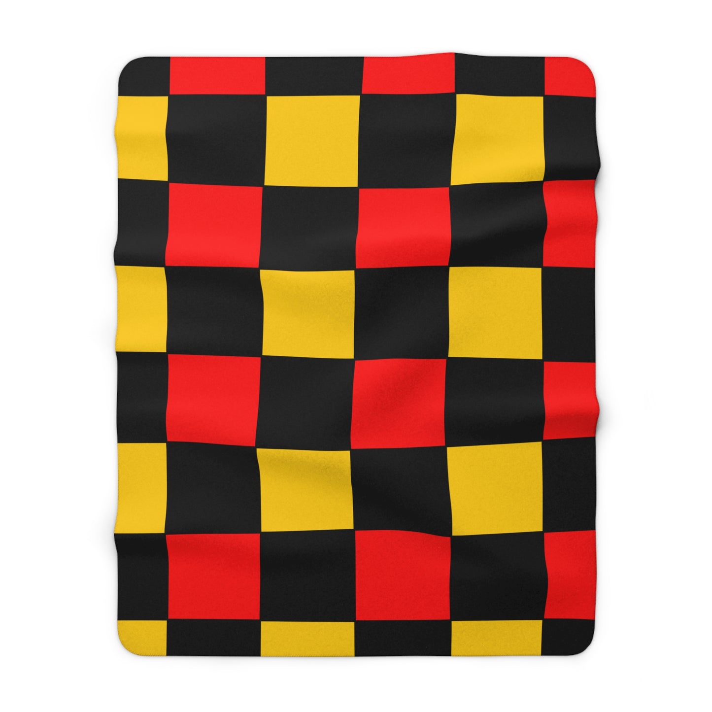 Germany Retro Check Blanket Throw