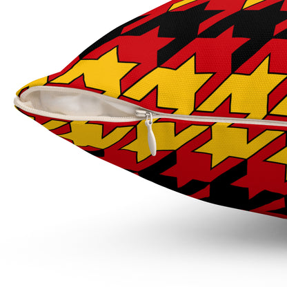 Timor Leste Retro Houndstooth Cushion Pillow