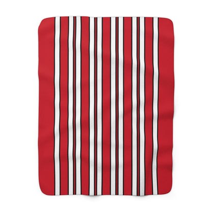 Bahrain Retro Stripes Blanket Throw