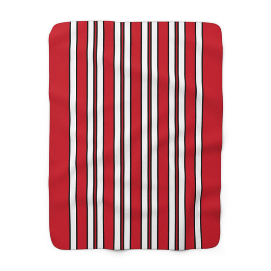 Bahrain Retro Stripes Blanket Throw