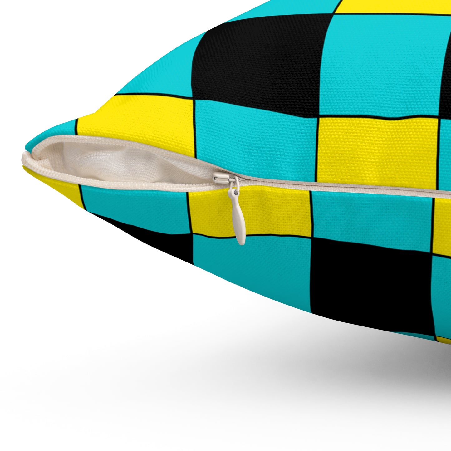 Bahamas Retro Check Cushion Pillow