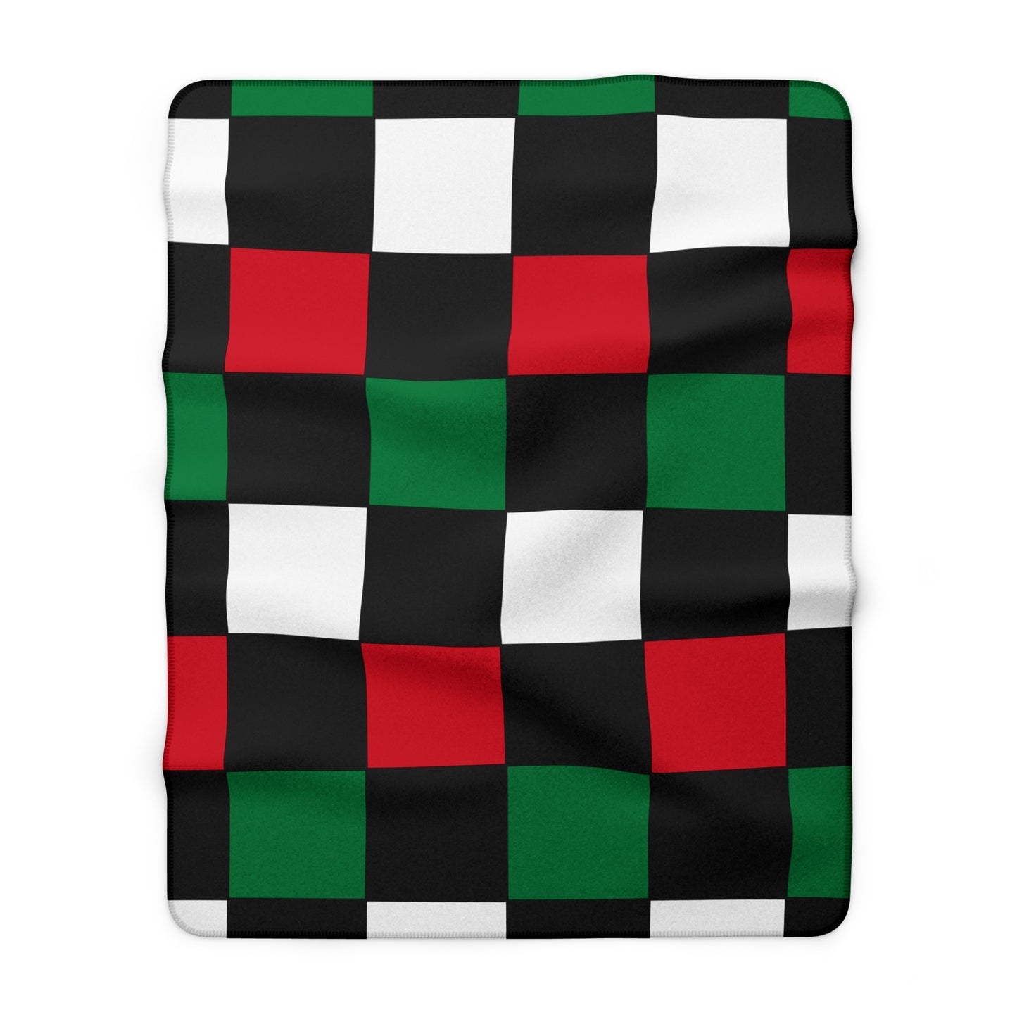 Syria Retro Check Blanket Throw