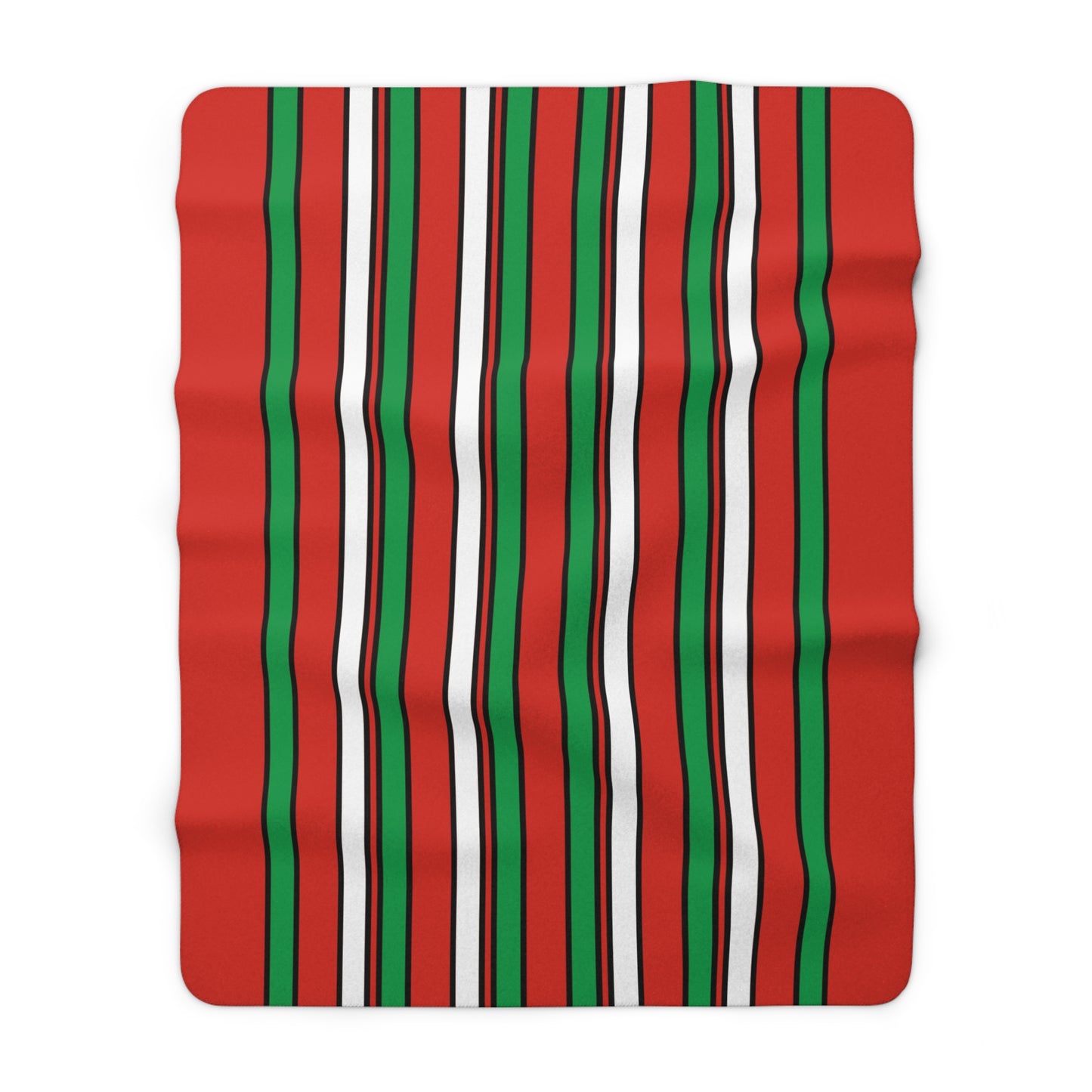 Pais Vasco Retro Stripes Blanket Throw