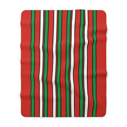 Pais Vasco Retro Stripes Blanket Throw