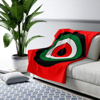 United Arab Emirates Retro Target Blanket Throw