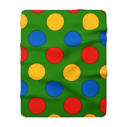 Ethiopia Retro Polka Dots Blanket Throw