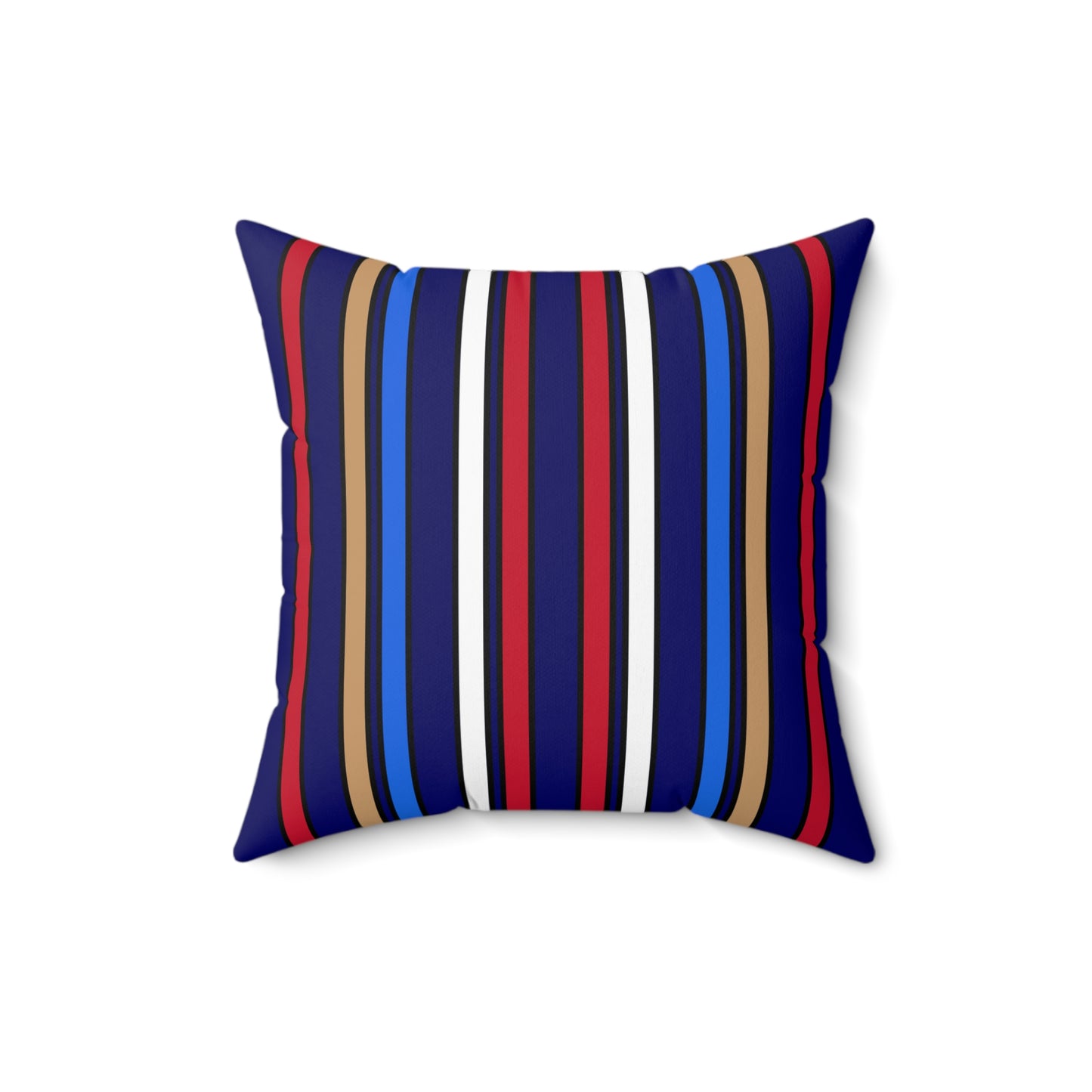 Tristan Da Cunha Retro Stripes Cushion Pillow