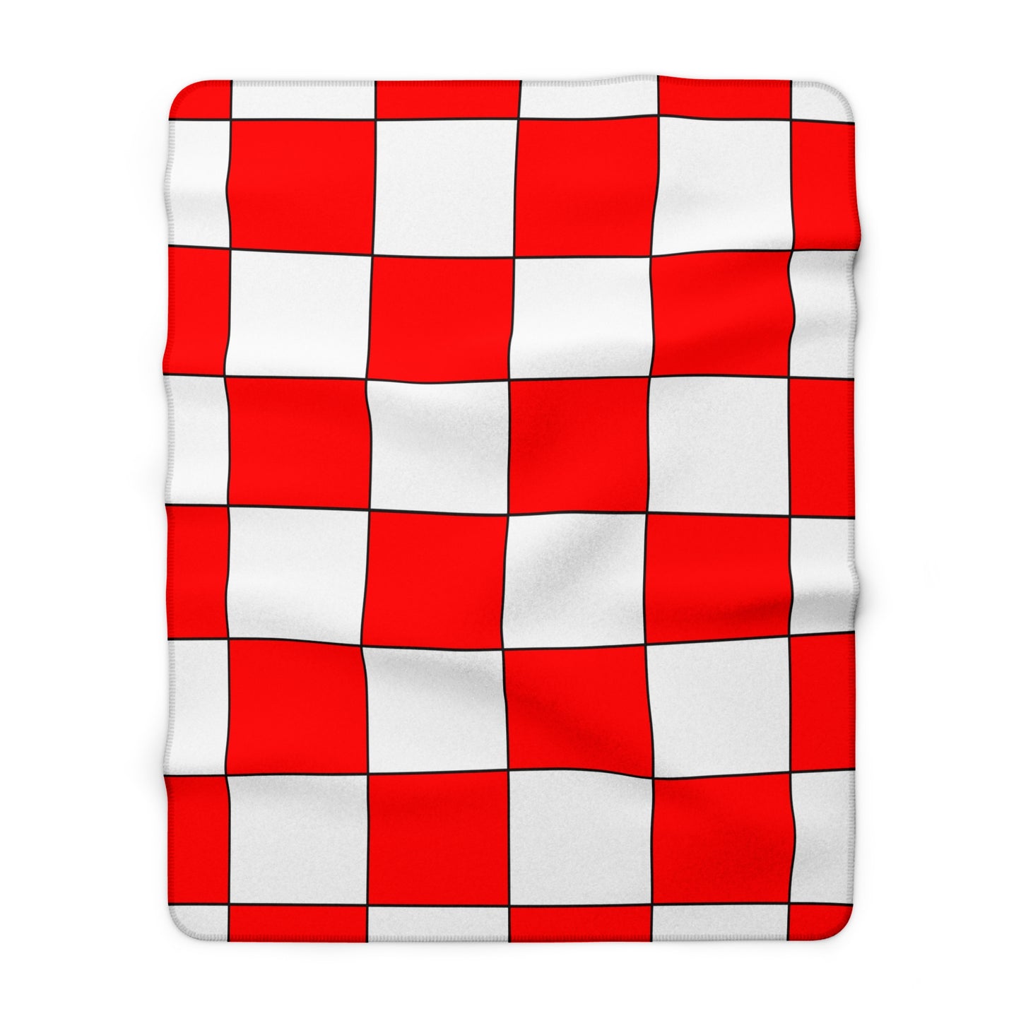 Switzerland Retro Check Blanket Throw