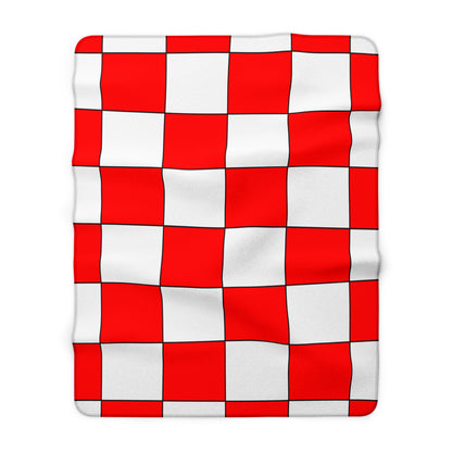 Switzerland Retro Check Blanket Throw