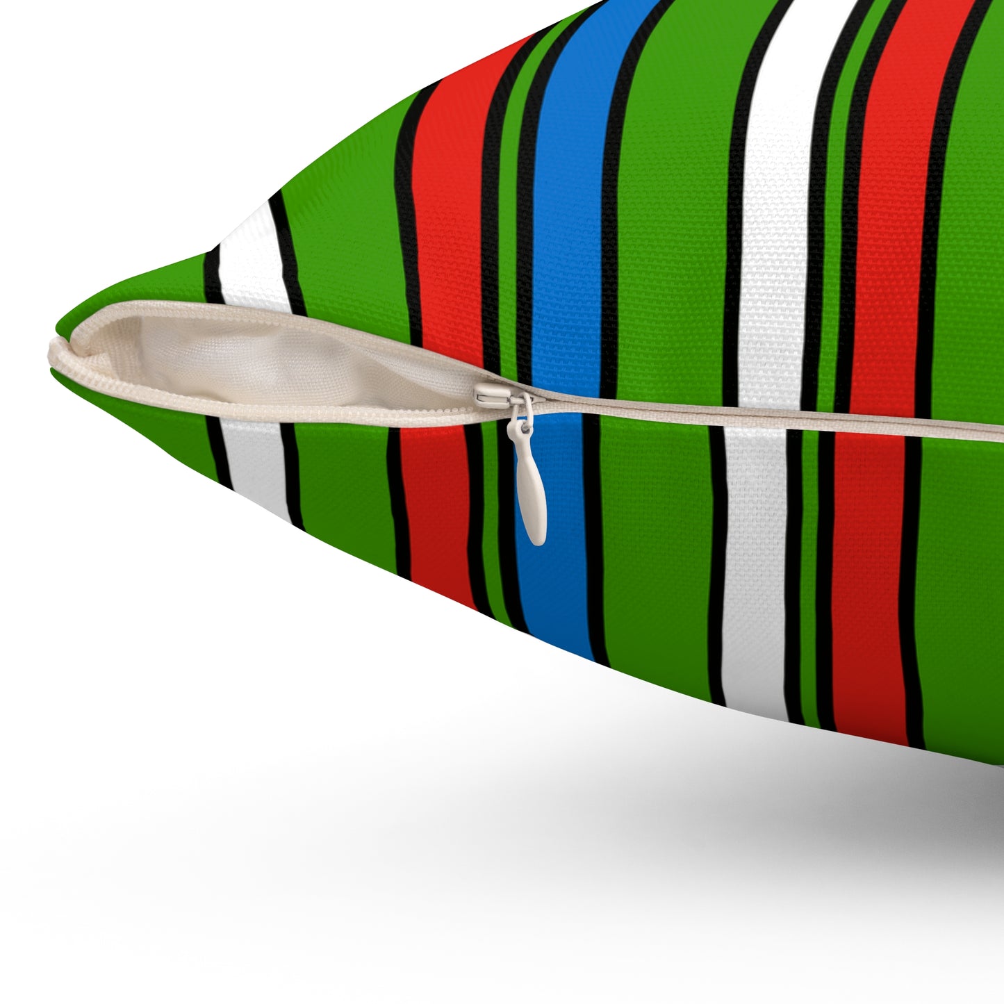 Equatorial Guinea Retro Stripes Cushion Pillow