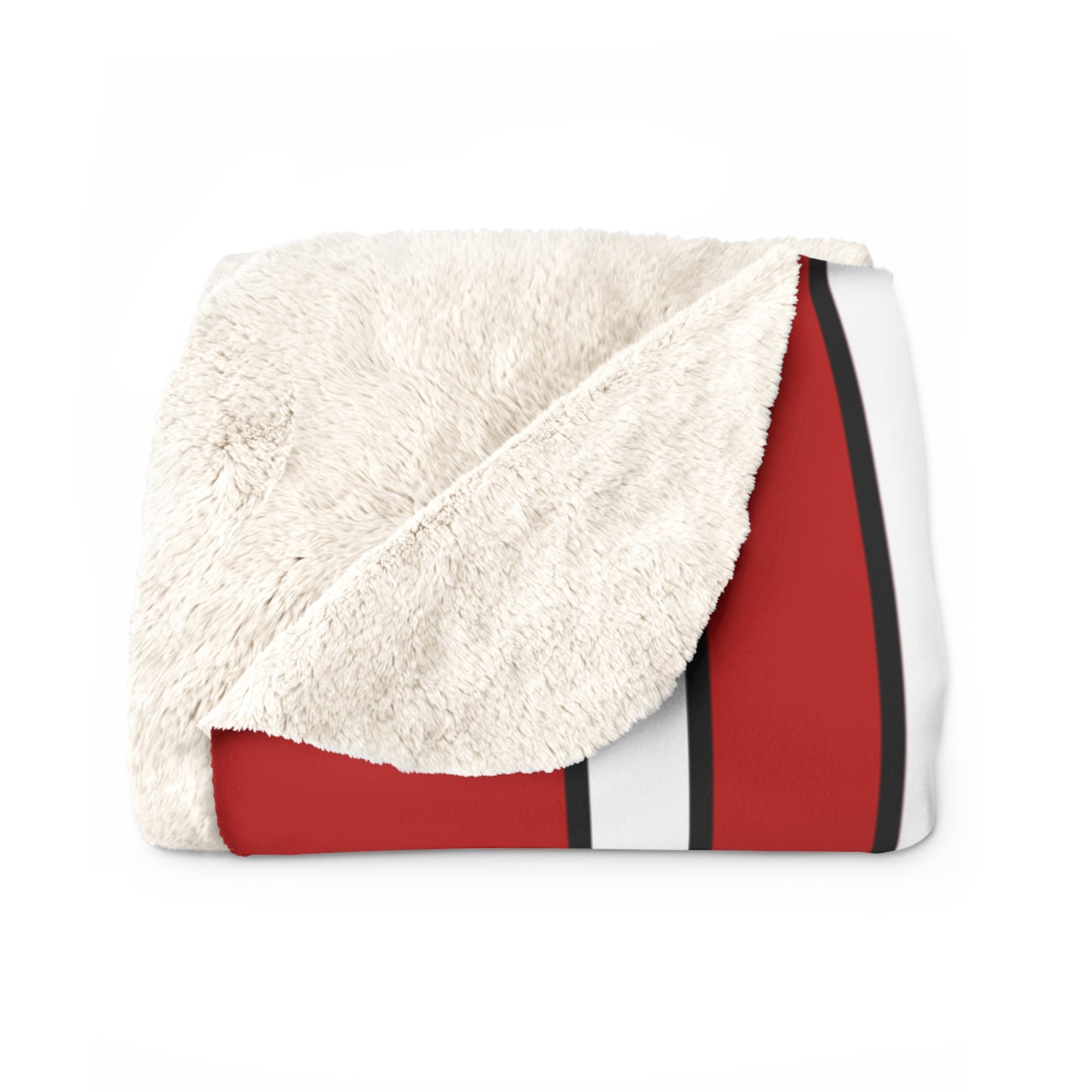 Isle Of Man Retro Stripes Blanket Throw