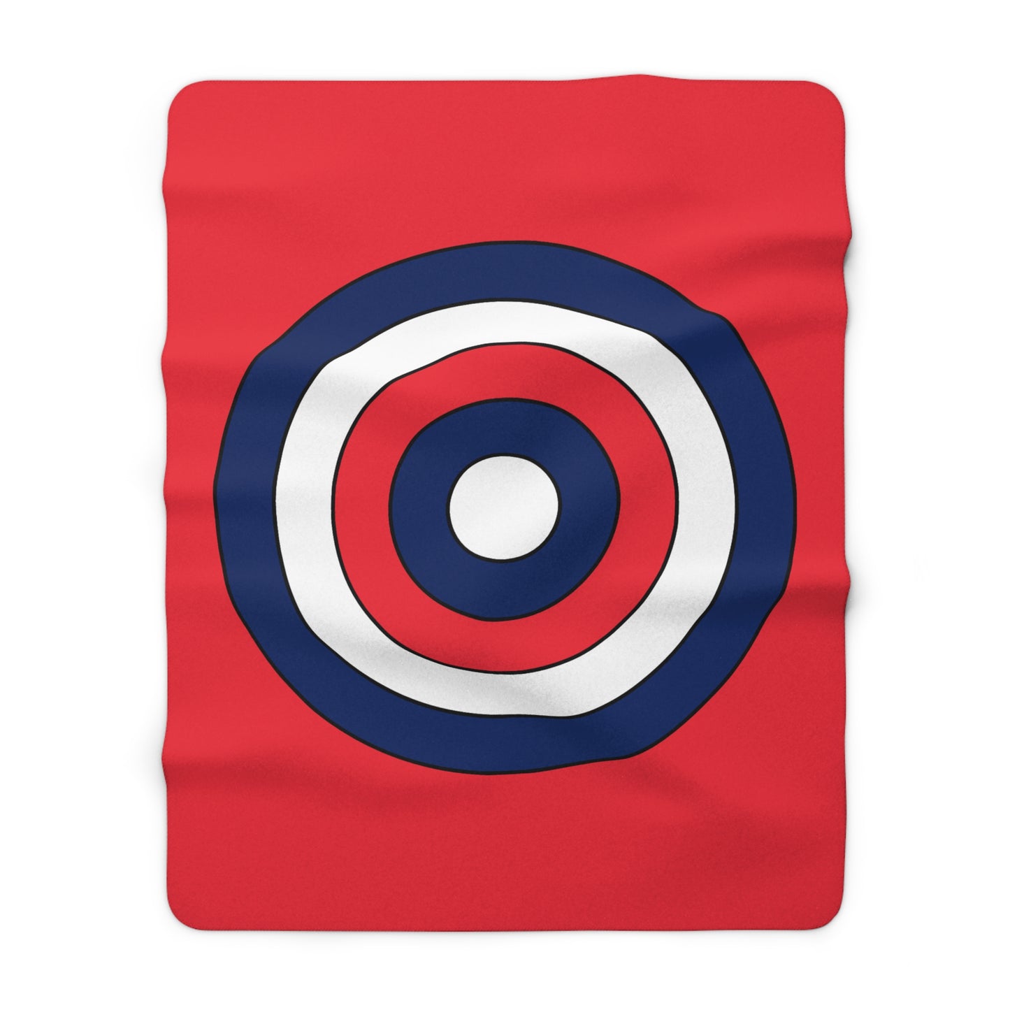 Norway Retro Target Blanket Throw