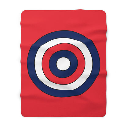 Norway Retro Target Blanket Throw