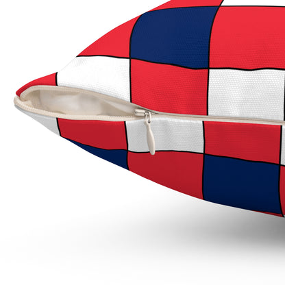 Norway Retro Check Cushion Pillow