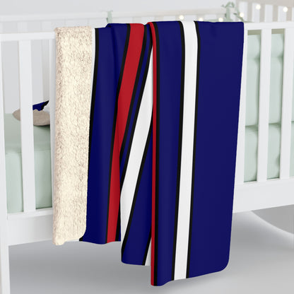 American Samoa Retro Stripes Blanket Throw