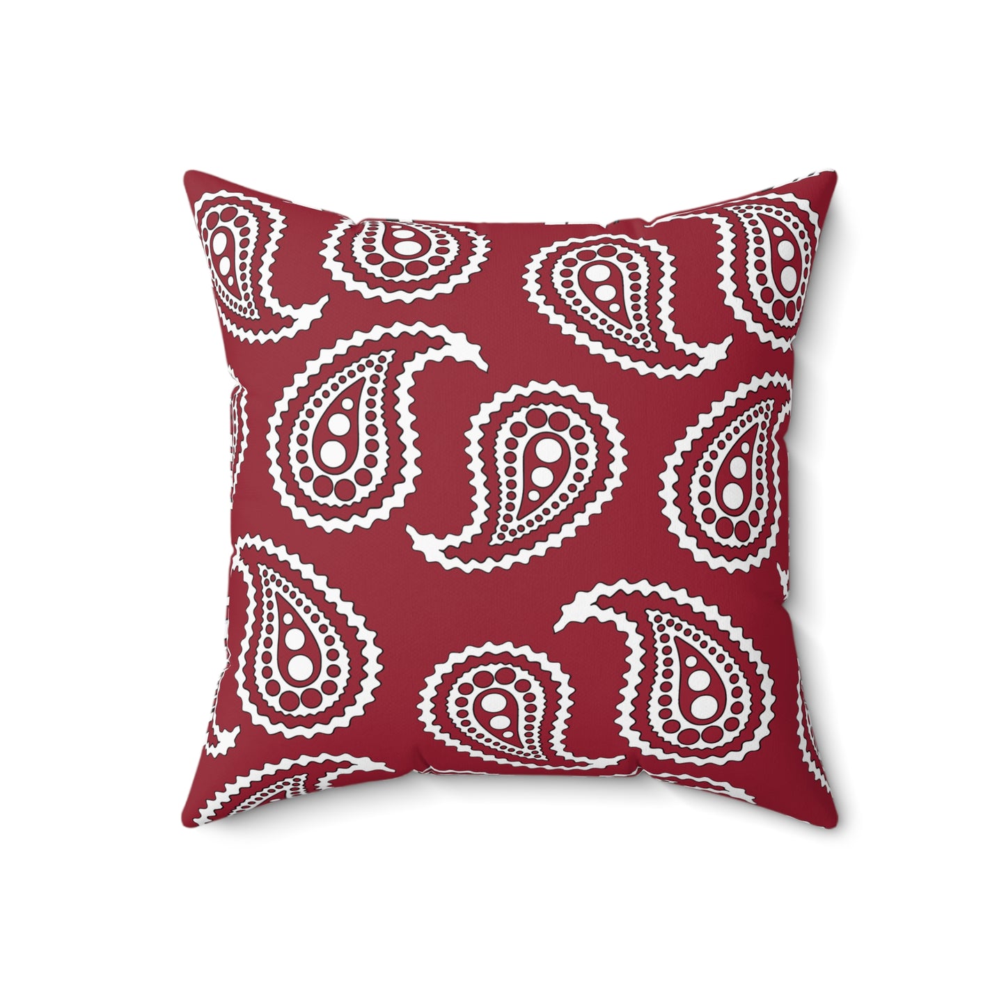 Latvia Retro Paisley Cushion Pillow