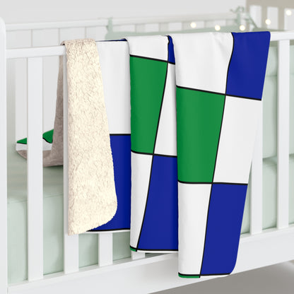 Lesotho Retro Check Blanket Throw