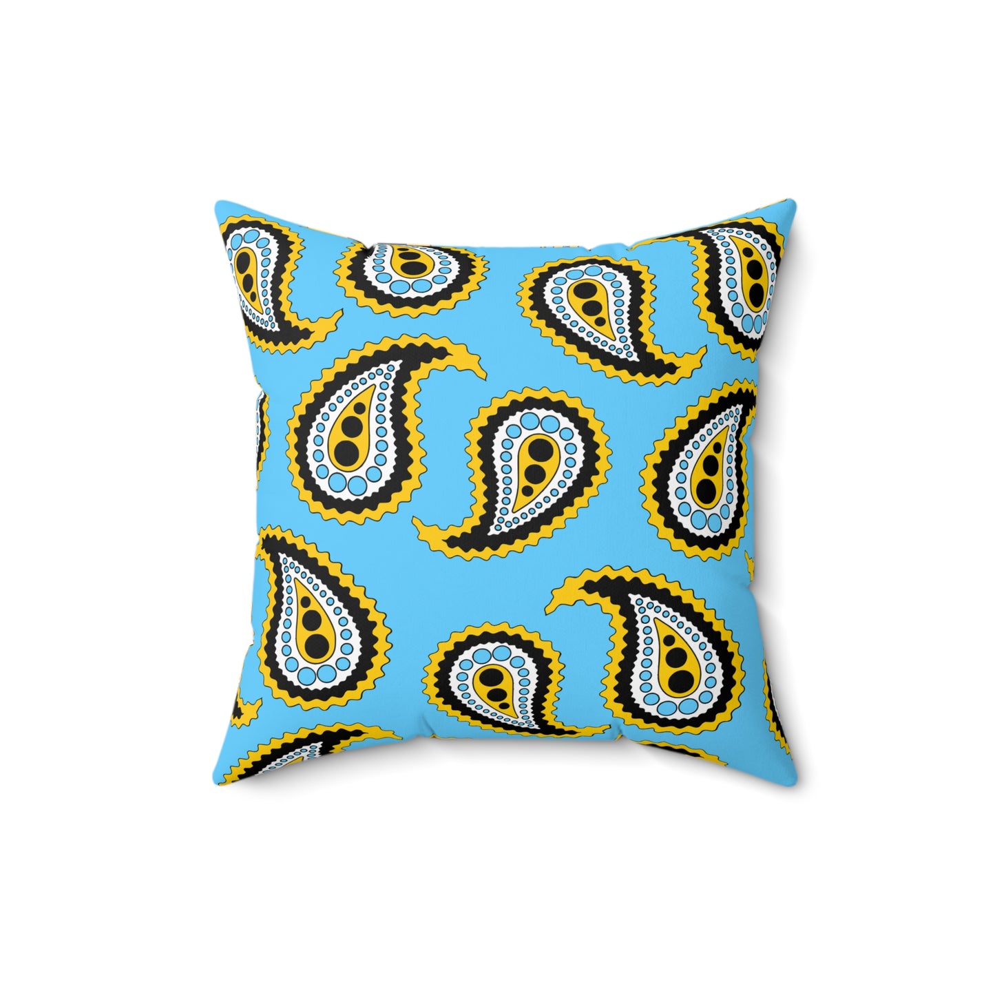 Saint Lucia Retro Paisley Cushion Pillow
