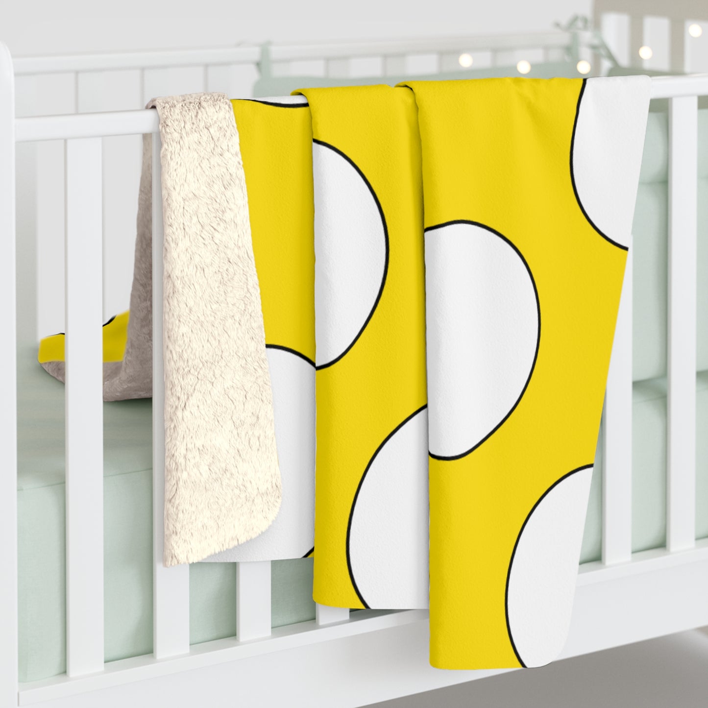 Vatican City Retro Polka Dots Blanket Throw