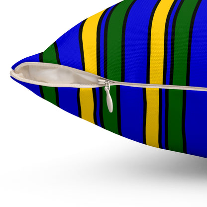 Solomon Islands Retro Stripes Cushion Pillow