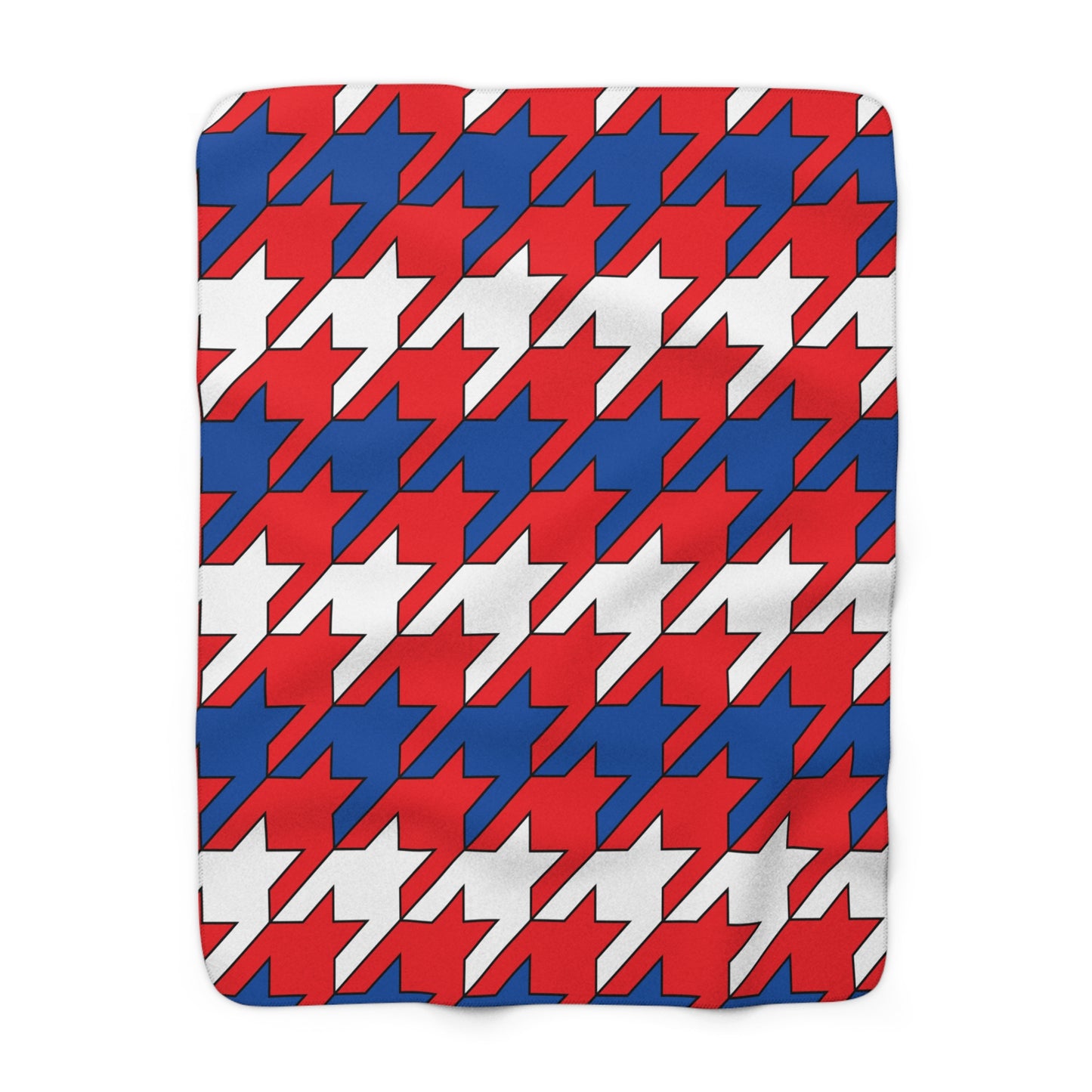 Slovakia Retro Houndstooth Blanket Throw
