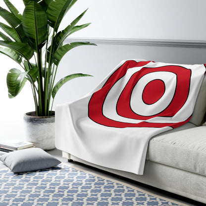England Retro Target Blanket Throw
