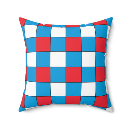 Luxembourg Retro Check Cushion Pillow