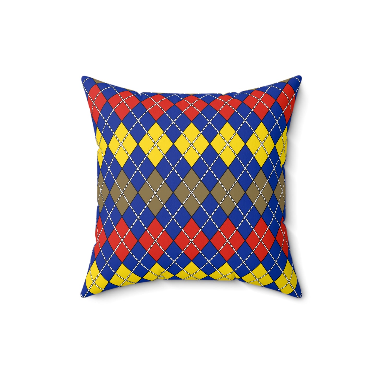 Moldova Retro Argyle Cushion Pillow